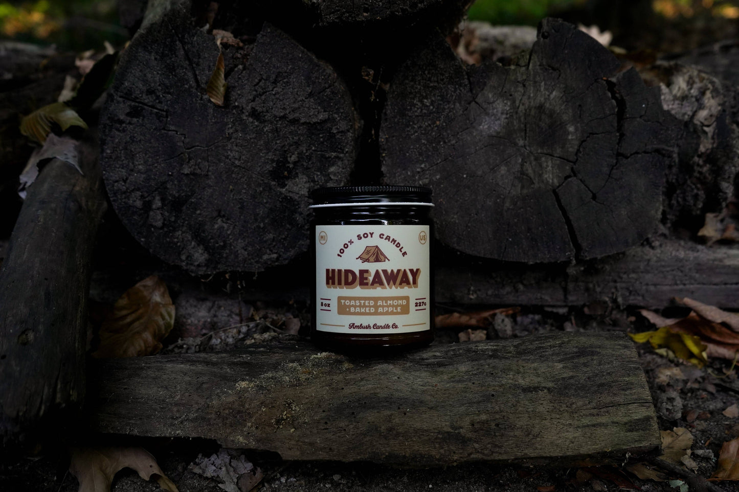 Hideaway | Toasted Almond + Baked Apple Soy Candle