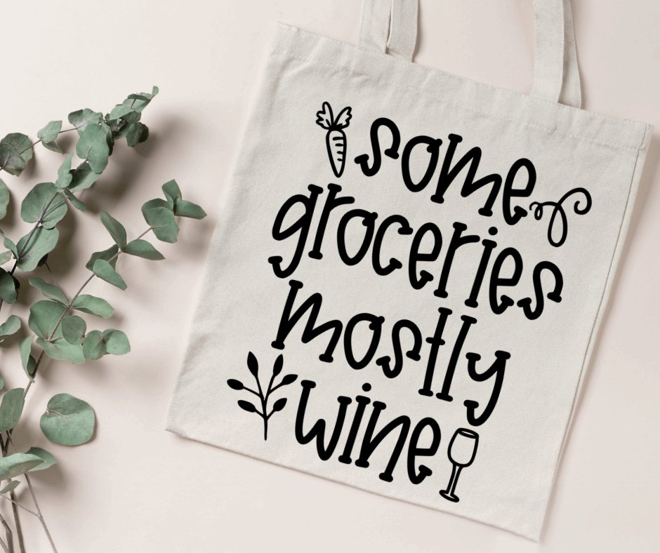 Canvas Tote Bag - Sweet Pea Designs - Gift Shop