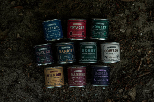 Captain | Sea Salt + Orange Blossom 8oz Soy Candle - Sweet Pea Designs - Gift Shop