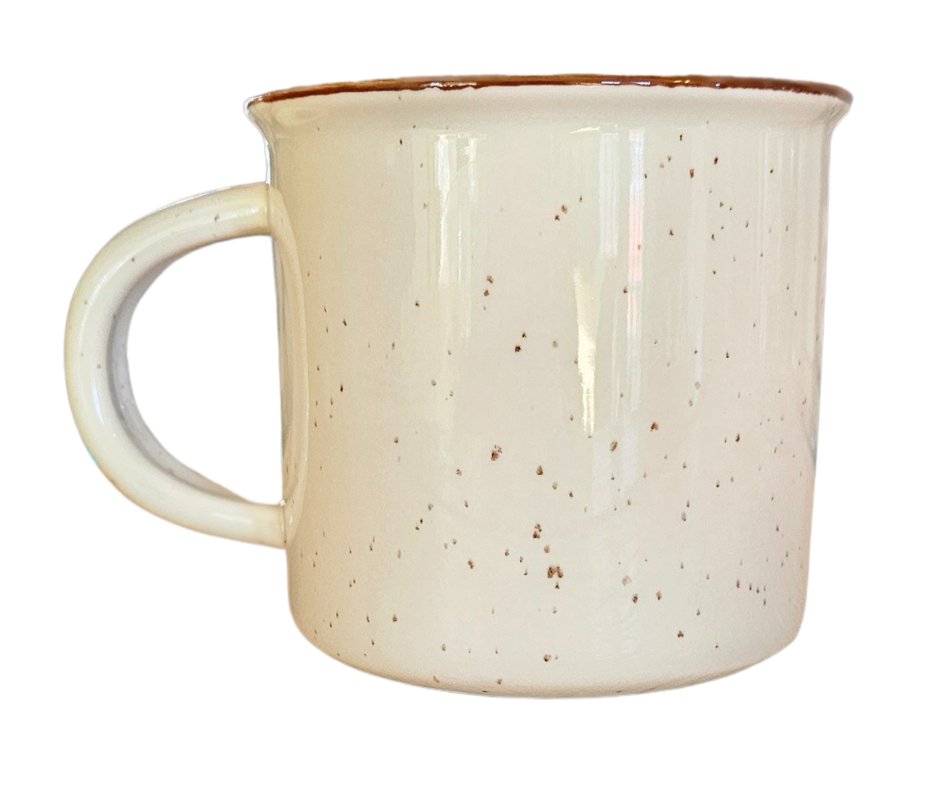 Custom Campfire Ceramic Mug - 14 Ounce - Sweet Pea Designs - Gift Shop