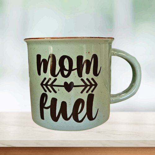 Custom Campfire Ceramic Mug - 14 Ounce - Sweet Pea Designs - Gift Shop