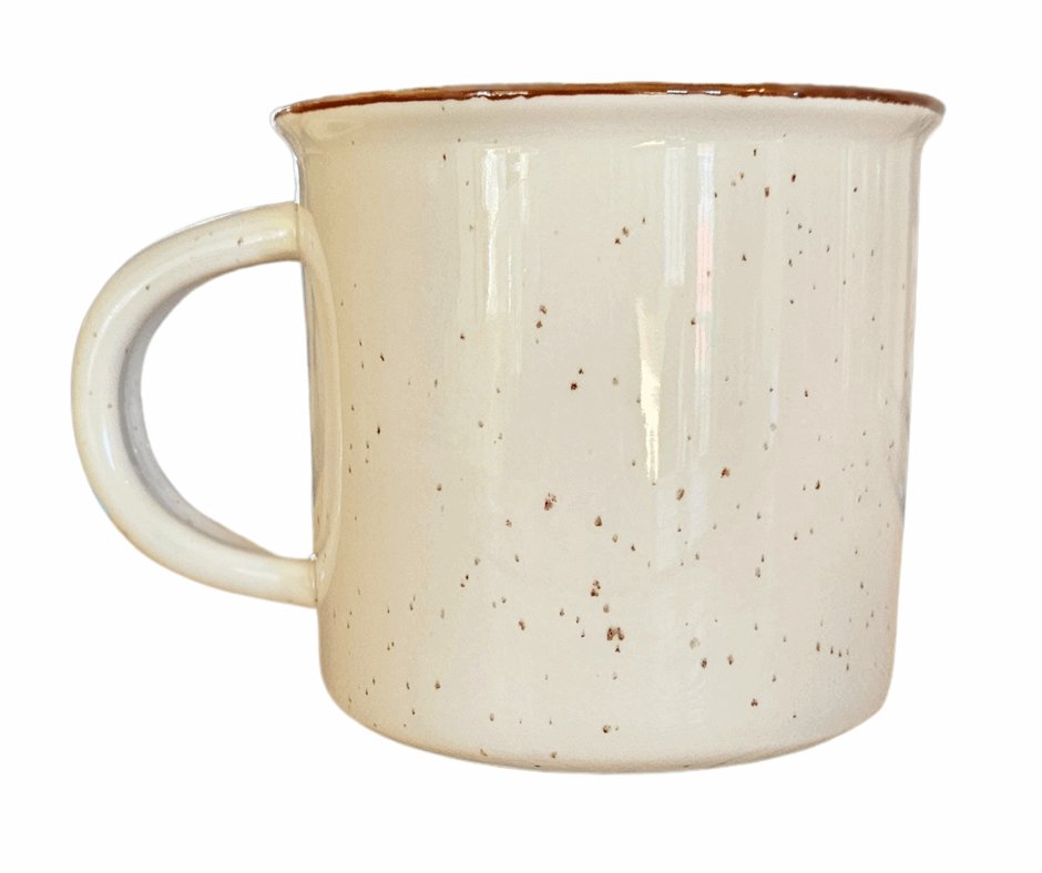 Custom Campfire Ceramic Mug - 14 Ounce - Sweet Pea Designs - Gift Shop