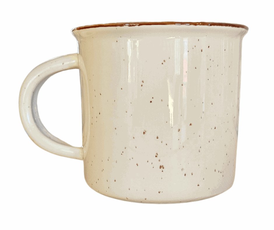 Custom Campfire Ceramic Mug - 14 Ounce - Sweet Pea Designs - Gift Shop