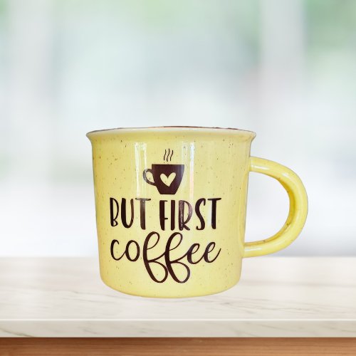 Custom Campfire Ceramic Mug - 14 Ounce - Sweet Pea Designs - Gift Shop