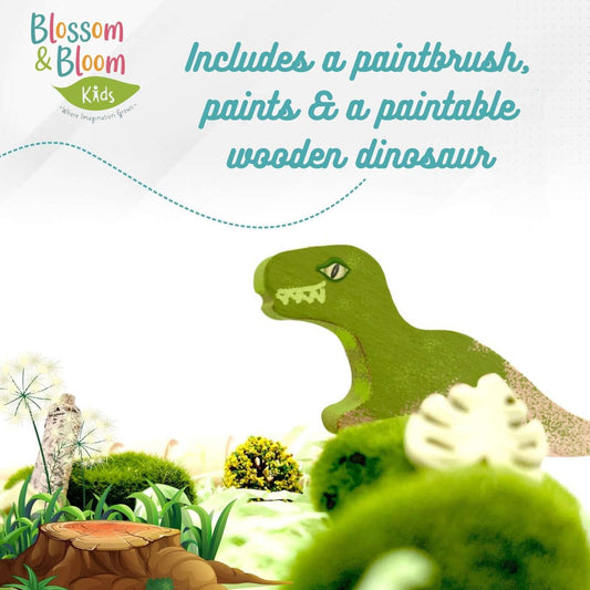 Dinosaur Quest, Playdough Kit with Paintable Dinosaurs - Sweet Pea Designs - Gift Shop