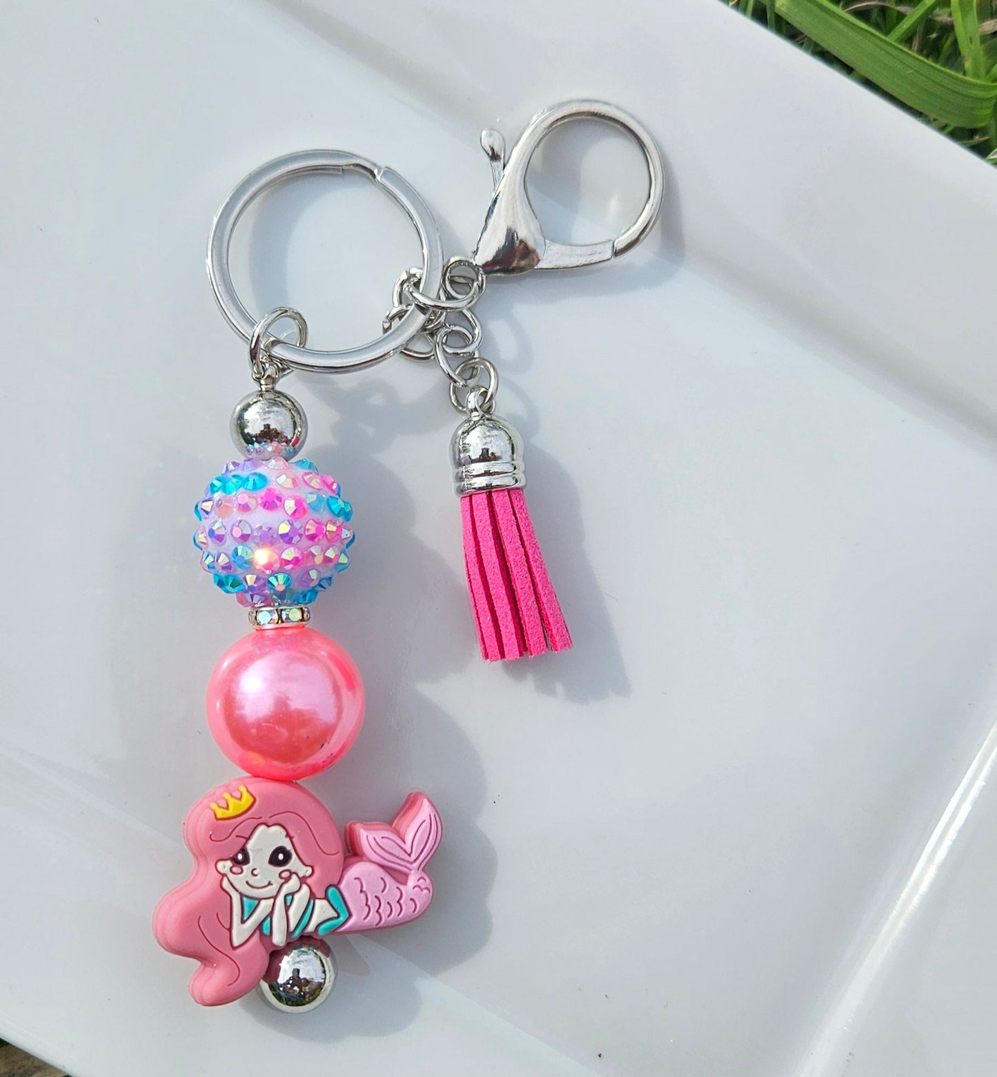 Girl's Mermaid Keychain - Sweet Pea Designs - Gift Shop