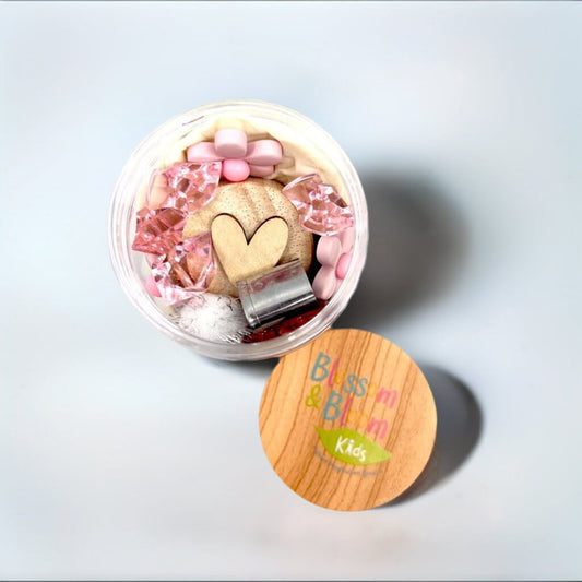 Hearts & Flowers, Playdough Jar - Sweet Pea Designs - Gift Shop