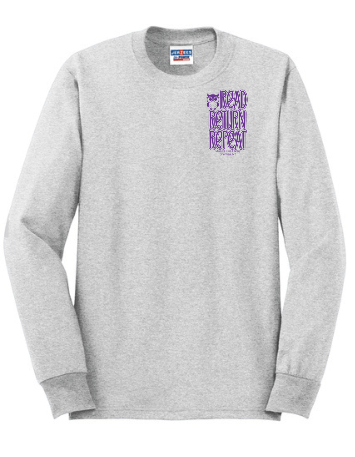 Minerva Free Library Fundraiser Cotton Long Sleeve Shirt - Sweet Pea Designs - Gift Shop
