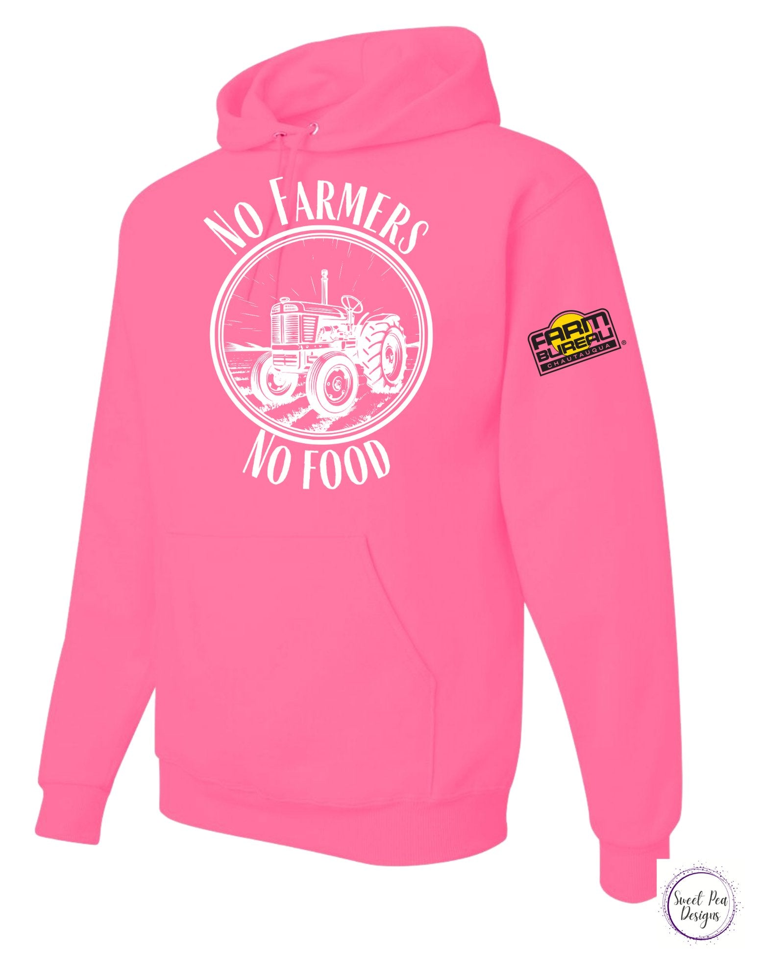 No Farmers No Food Cotton Sweatshirt - Sweet Pea Designs - Gift Shop