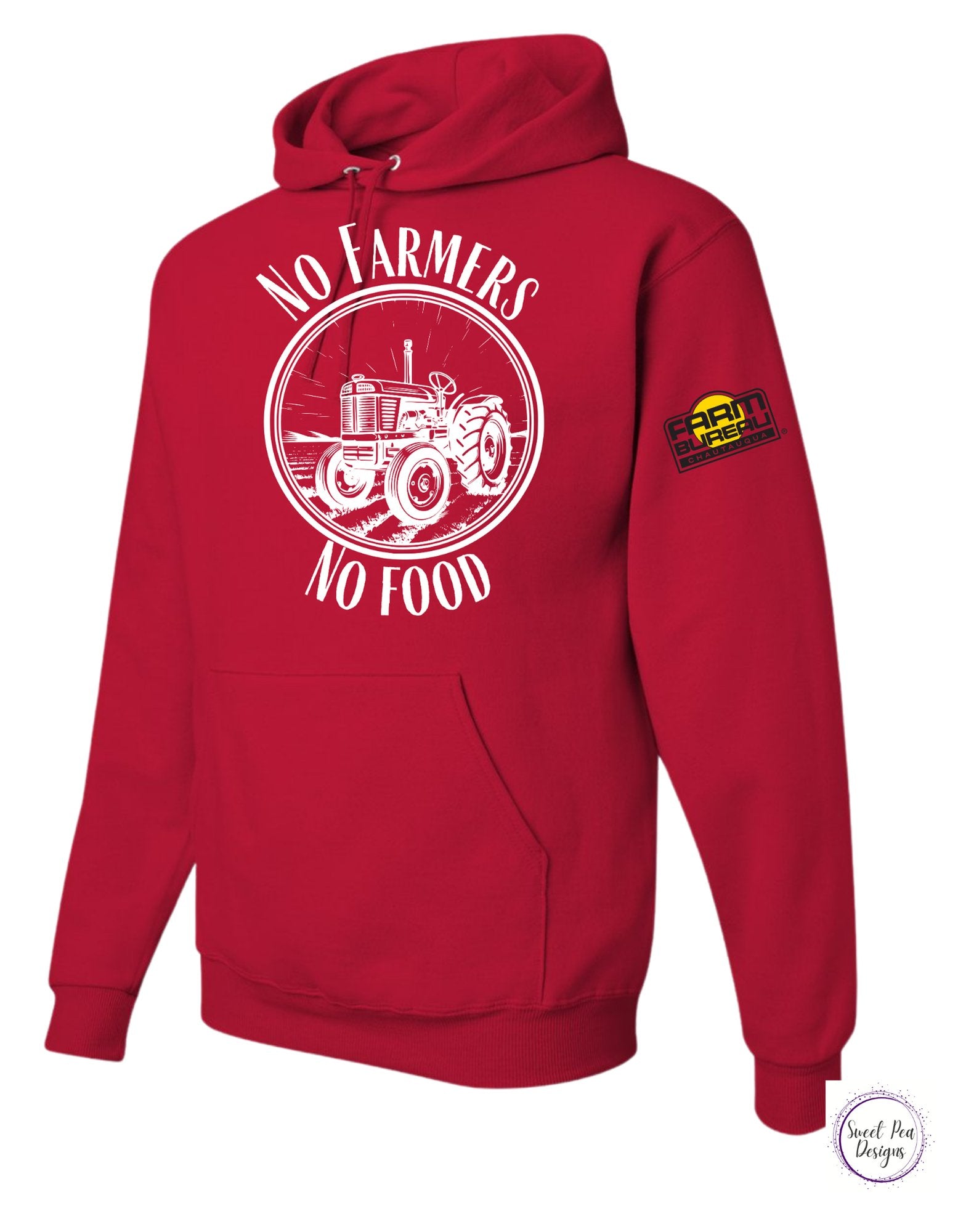 No Farmers No Food Cotton Sweatshirt - Sweet Pea Designs - Gift Shop