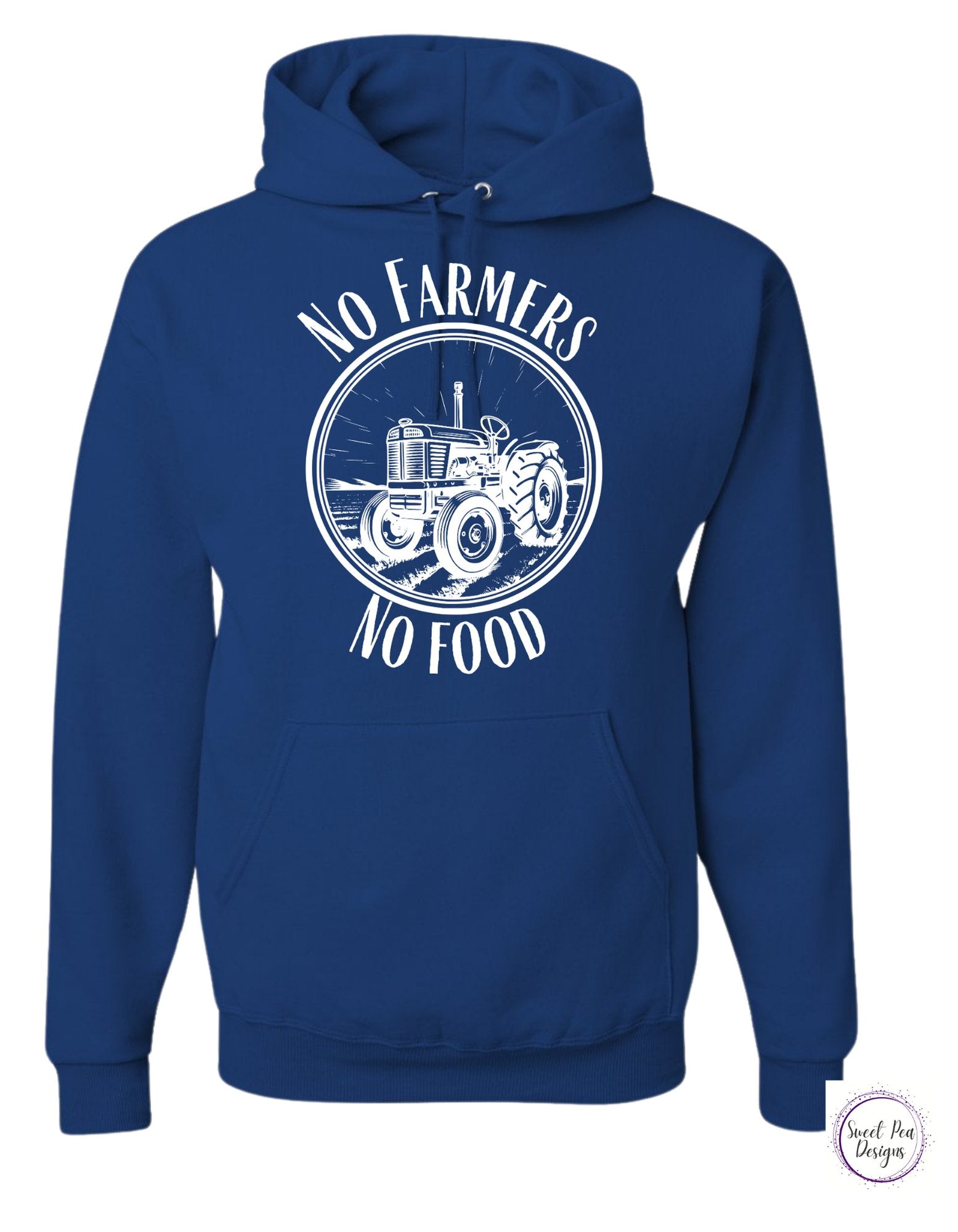 No Farmers No Food Cotton Sweatshirt - Sweet Pea Designs - Gift Shop