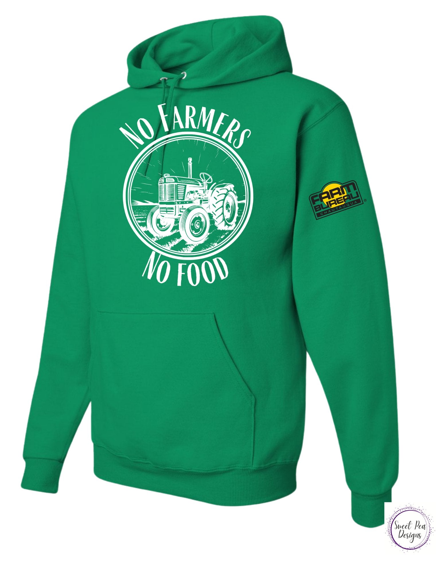 No Farmers No Food Cotton Sweatshirt - Sweet Pea Designs - Gift Shop