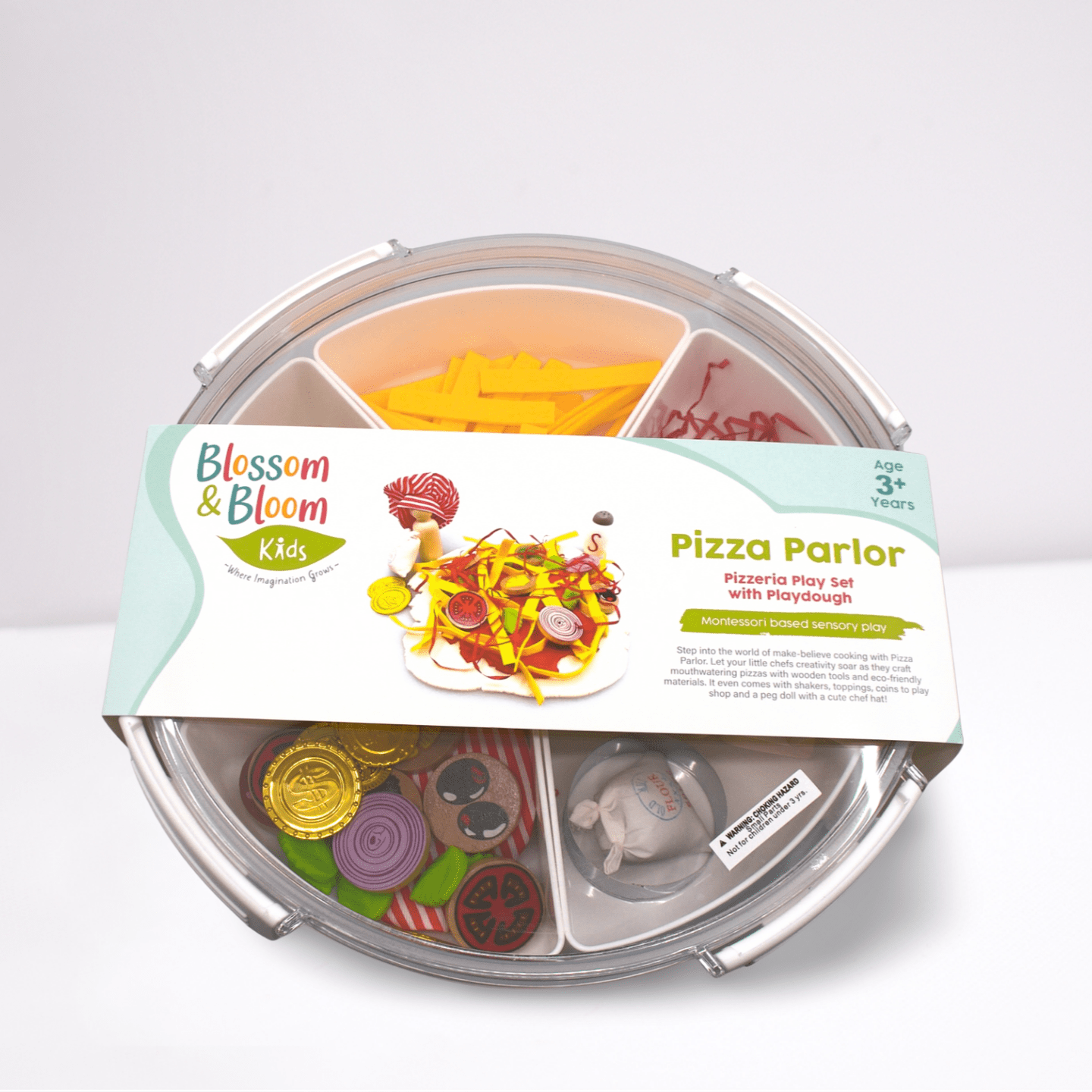 Pizza Parlor, Pizzeria Play Set with Playdough - Sweet Pea Designs - Gift Shop