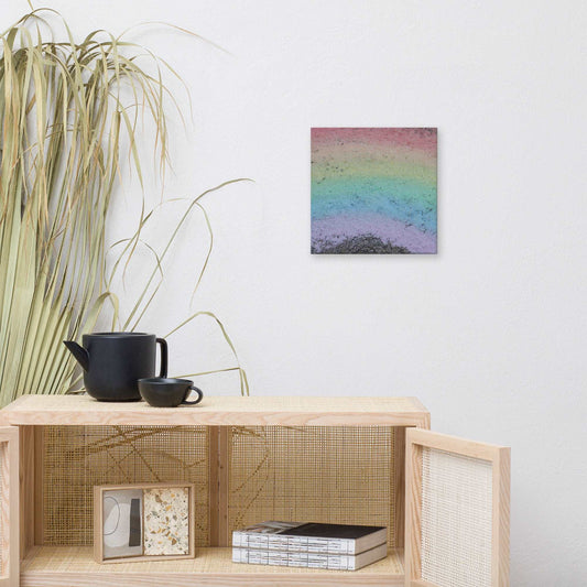Rainbow Chalk Canvas Print - Sweet Pea Designs - Gift Shop