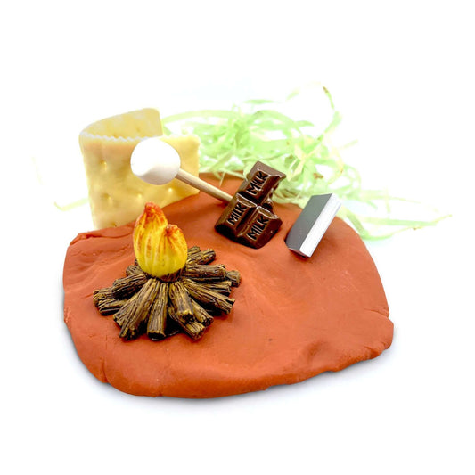 S'mores fun, Playdough Jar - Sweet Pea Designs - Gift Shop