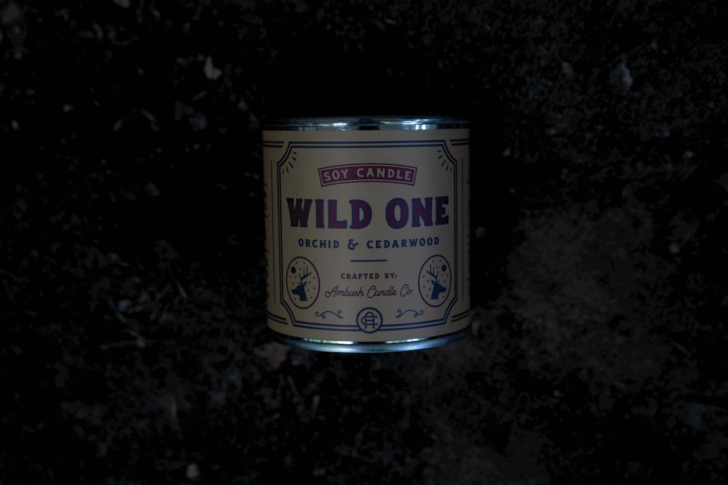 Wild One | Orchid + Cedarwood 8oz Soy Candle - Sweet Pea Designs - Gift Shop