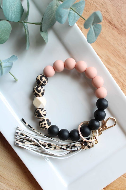 Wristlet Keychain - Animal Print - Sweet Pea Designs - Gift Shop