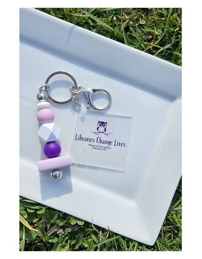 Minerva Free Library Fundraiser Keychain