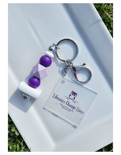 Minerva Free Library Fundraiser Keychain