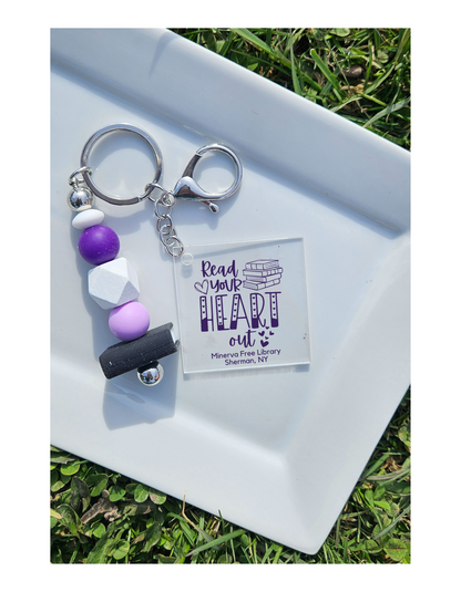 Minerva Free Library Fundraiser Keychain