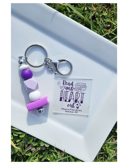 Minerva Free Library Fundraiser Keychain
