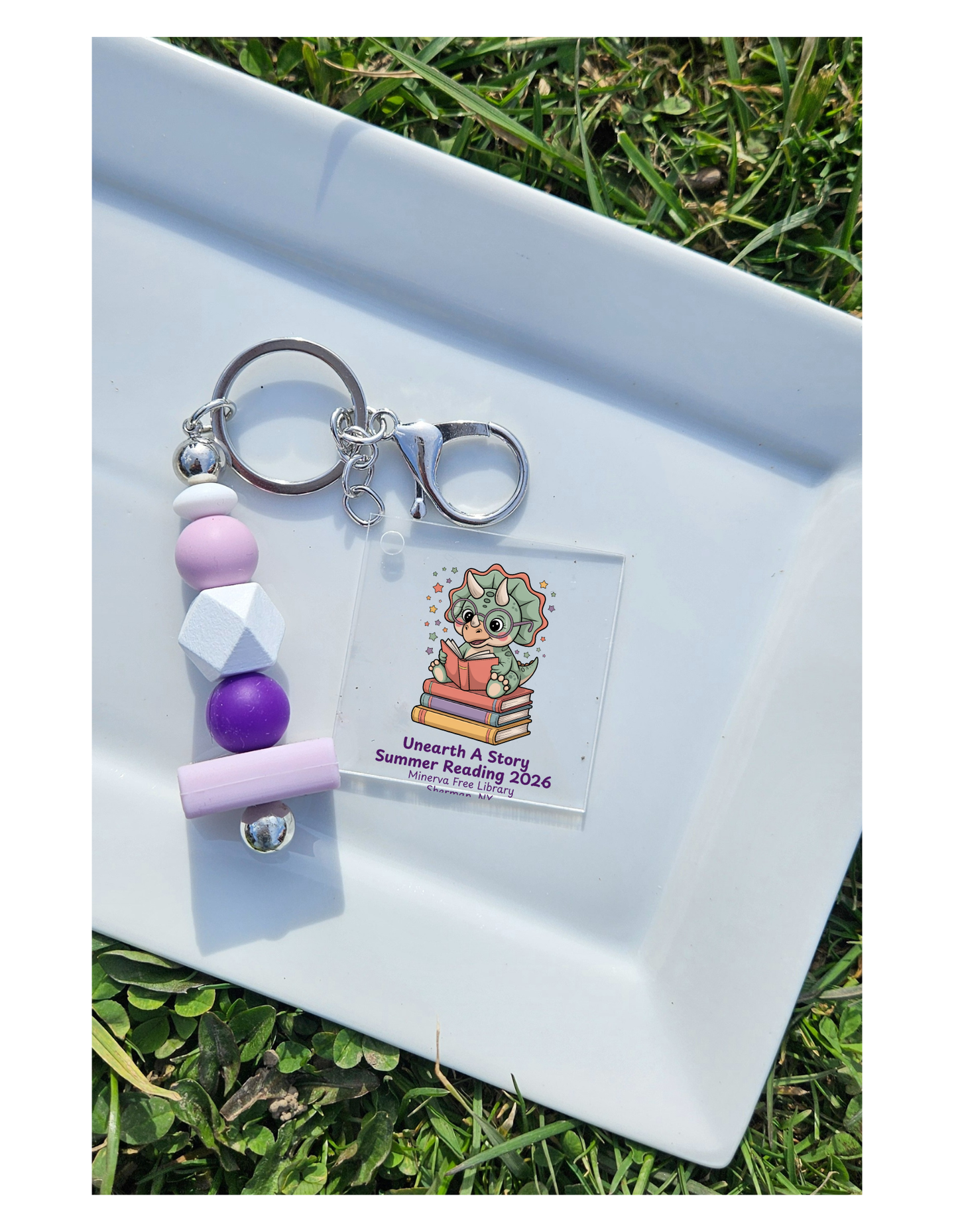 Minerva Free Library Fundraiser Keychain