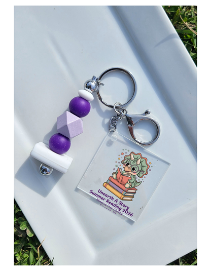 Minerva Free Library Fundraiser Keychain