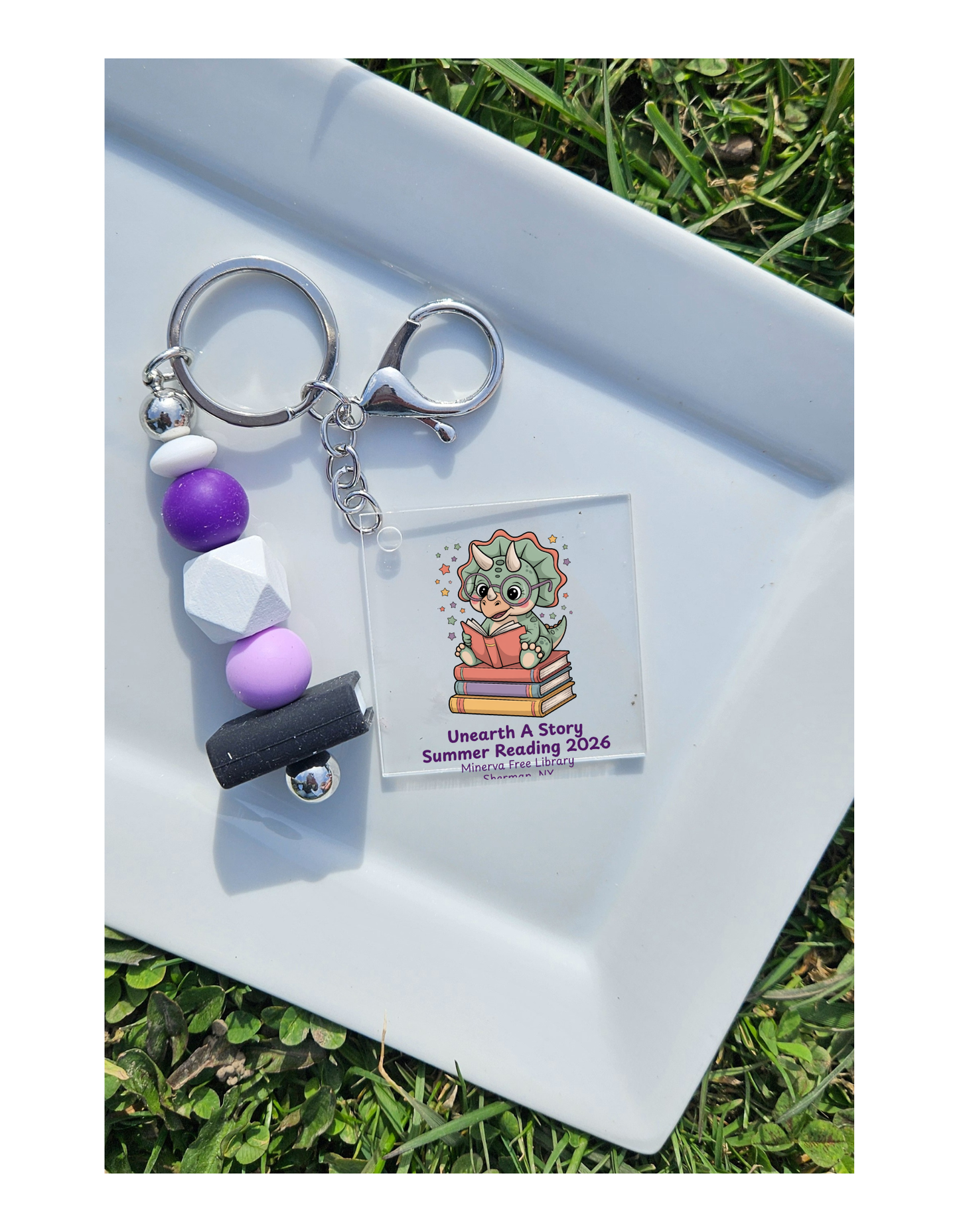 Minerva Free Library Fundraiser Keychain