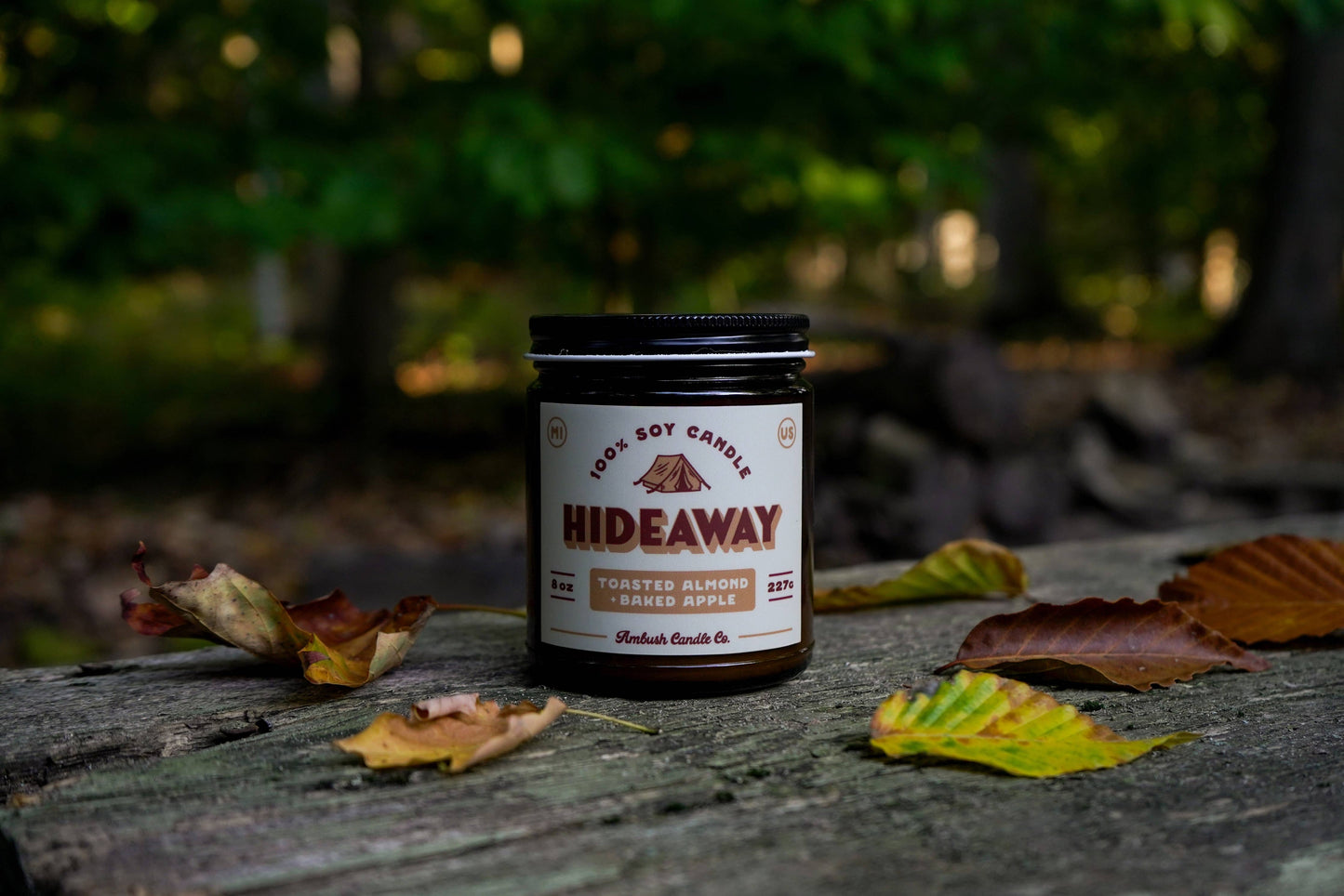 Hideaway | Toasted Almond + Baked Apple Soy Candle