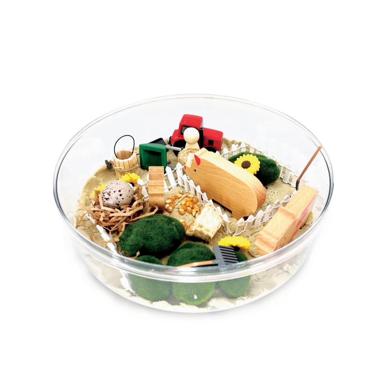 Barnyard Friends, Farm Animal Set with Kinetic Sand - Sweet Pea Designs - Gift Shop