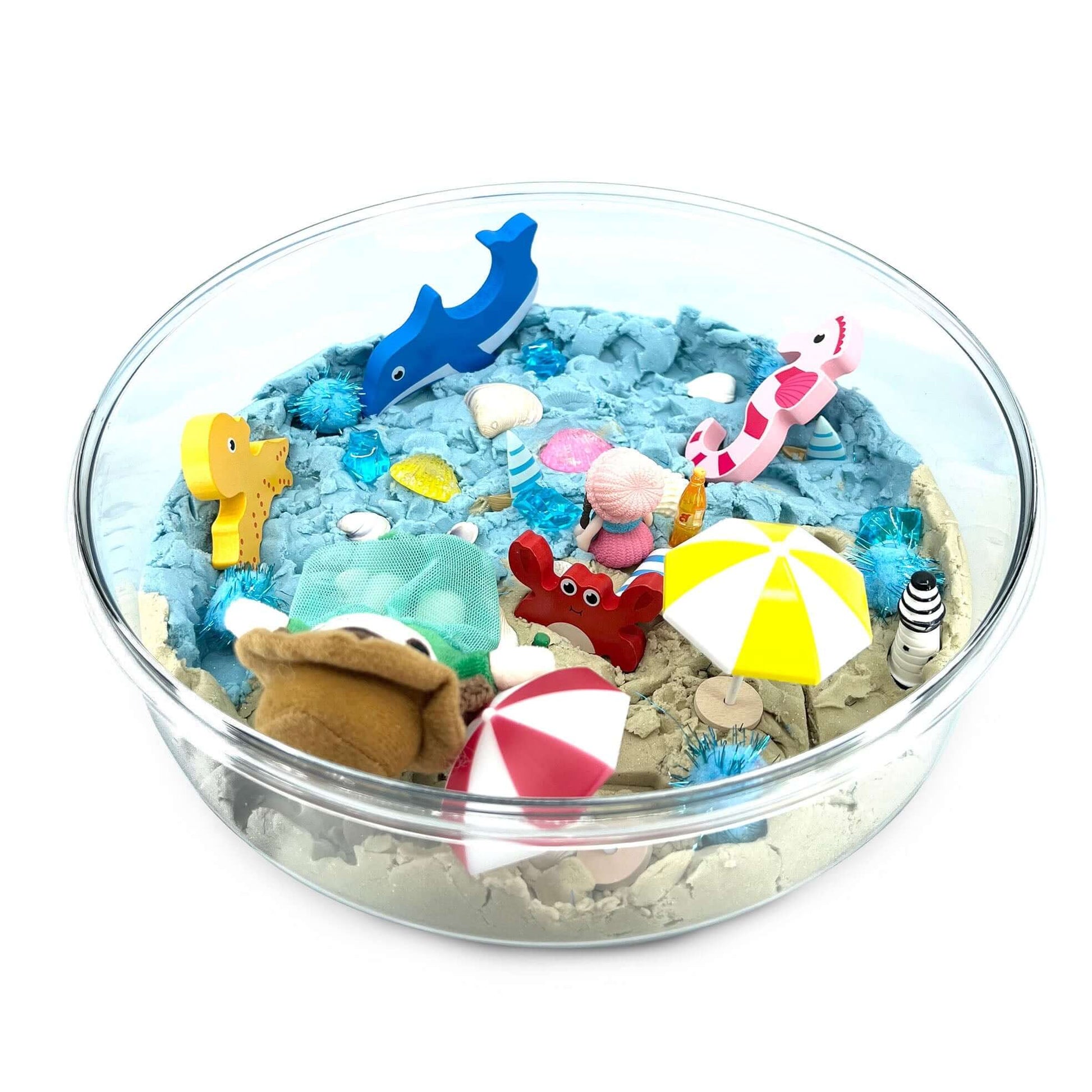 Beach Day, Ocean Theme Set with Kinetic Sand - Sweet Pea Designs - Gift Shop
