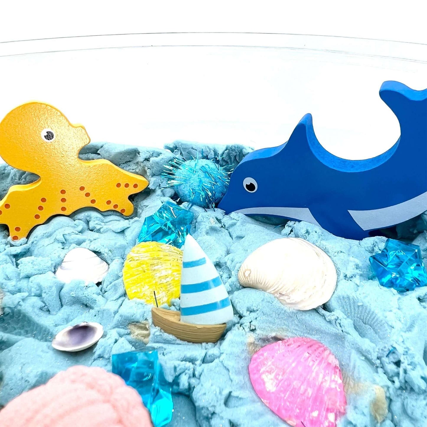 Beach Day, Ocean Theme Set with Kinetic Sand - Sweet Pea Designs - Gift Shop