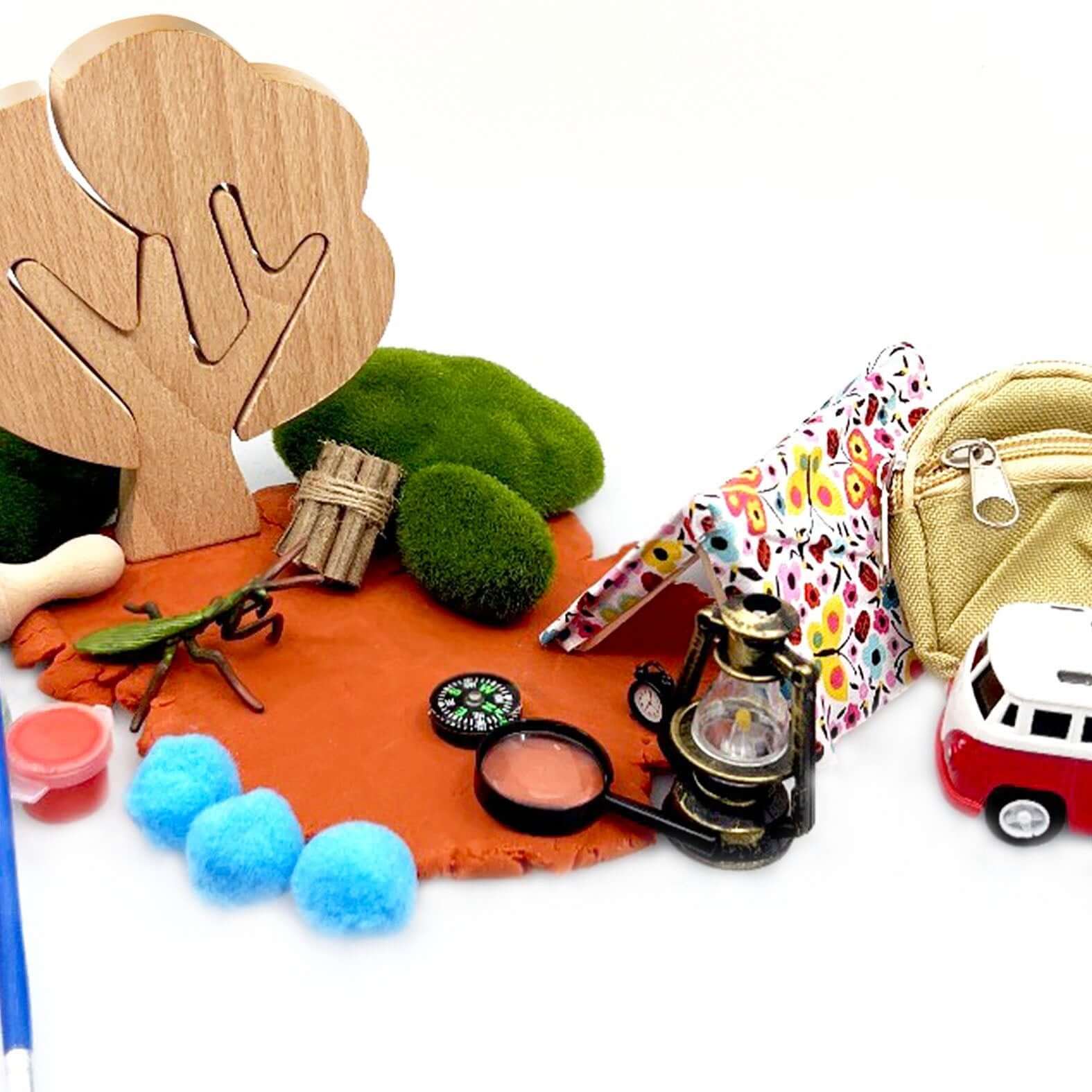 Camping Trip, Playdough Play Set - Sweet Pea Designs - Gift Shop