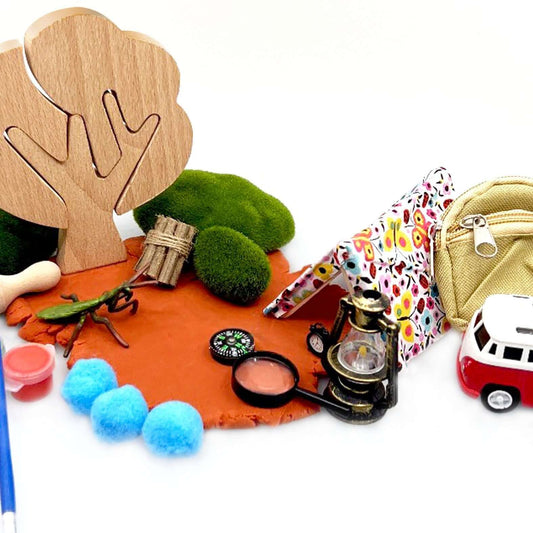 Camping Trip, Playdough Play Set - Sweet Pea Designs - Gift Shop