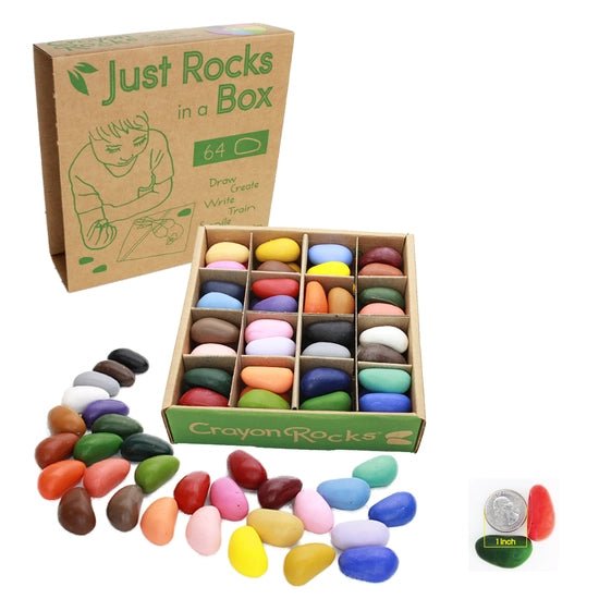 Crayon Rocks®- 64 pack, 32 colors - Sweet Pea Designs - Gift Shop