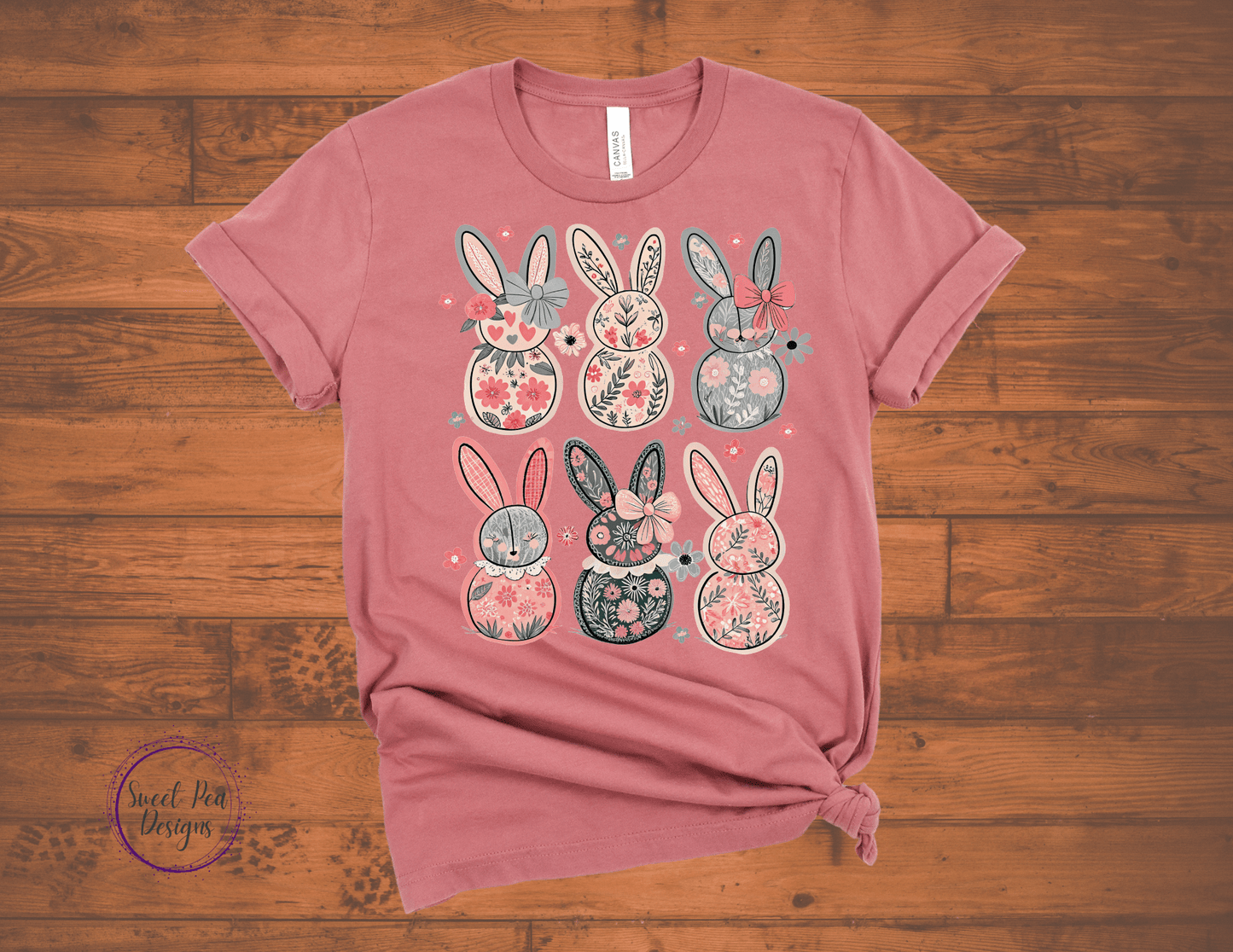 Easter Ringspun Cotton Short Sleeve Shirt - Sweet Pea Designs - Gift Shop