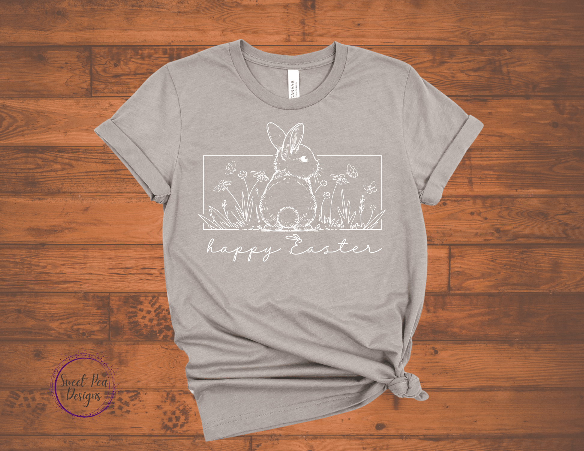 Easter Ringspun Cotton Short Sleeve Shirt - Sweet Pea Designs - Gift Shop