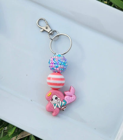 Girl's Mermaid Zipper Pull - Sweet Pea Designs - Gift Shop