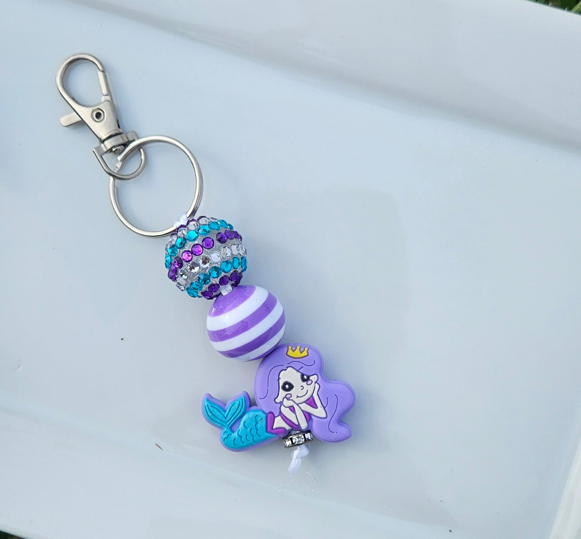 Girl's Mermaid Zipper Pull - Sweet Pea Designs - Gift Shop