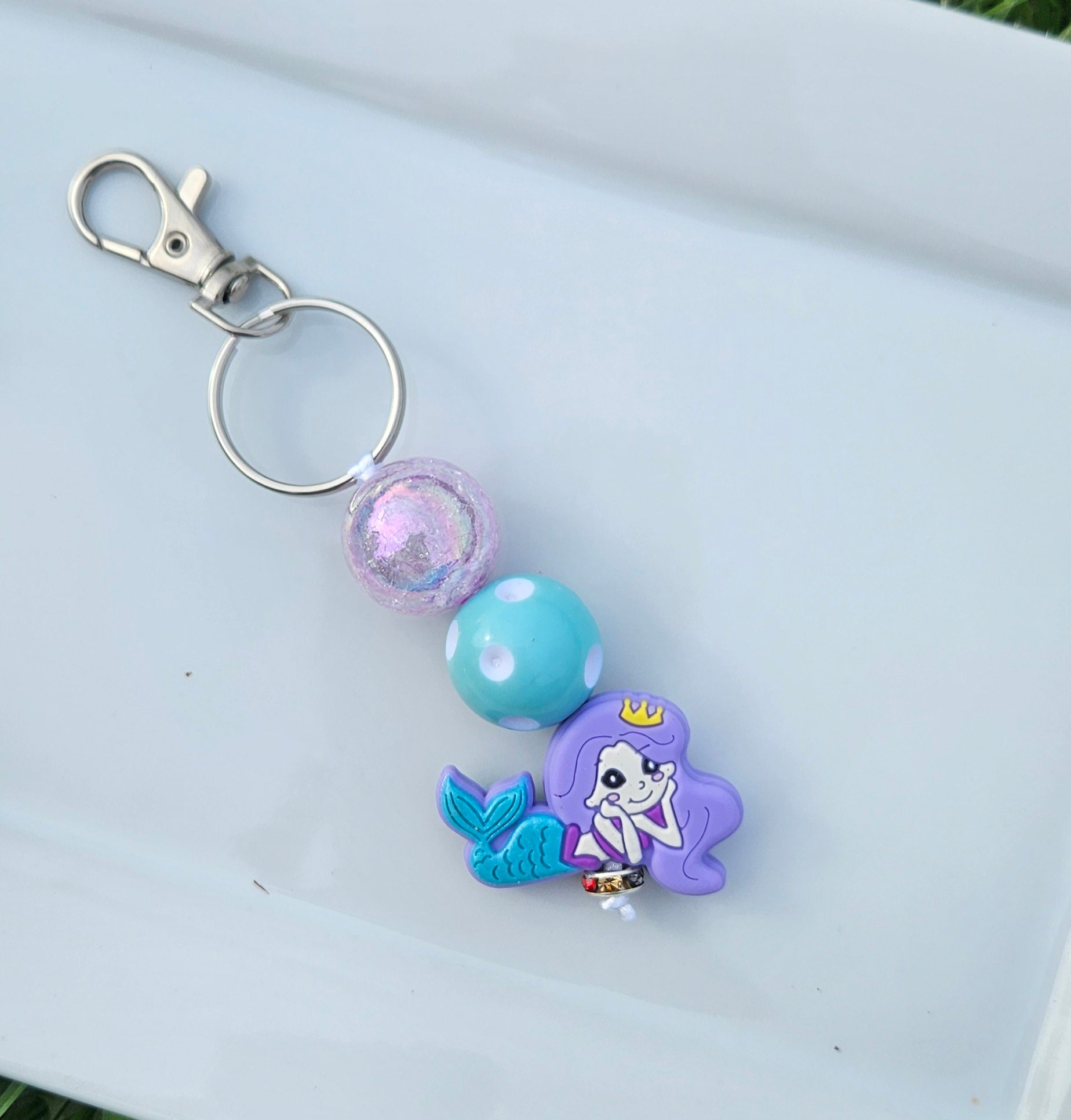 Girl's Mermaid Zipper Pull - Sweet Pea Designs - Gift Shop