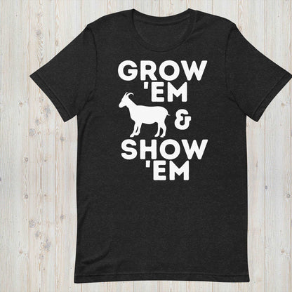 Grow 'Em and Show 'Em Short Sleeve Shirt - Goat (Male) - Sweet Pea Designs - Gift Shop