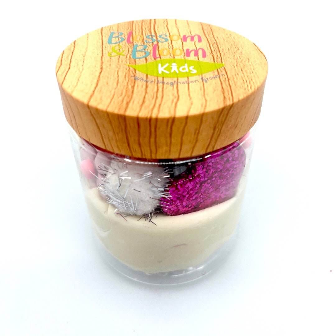 Hearts & Flowers, Playdough Jar - Sweet Pea Designs - Gift Shop