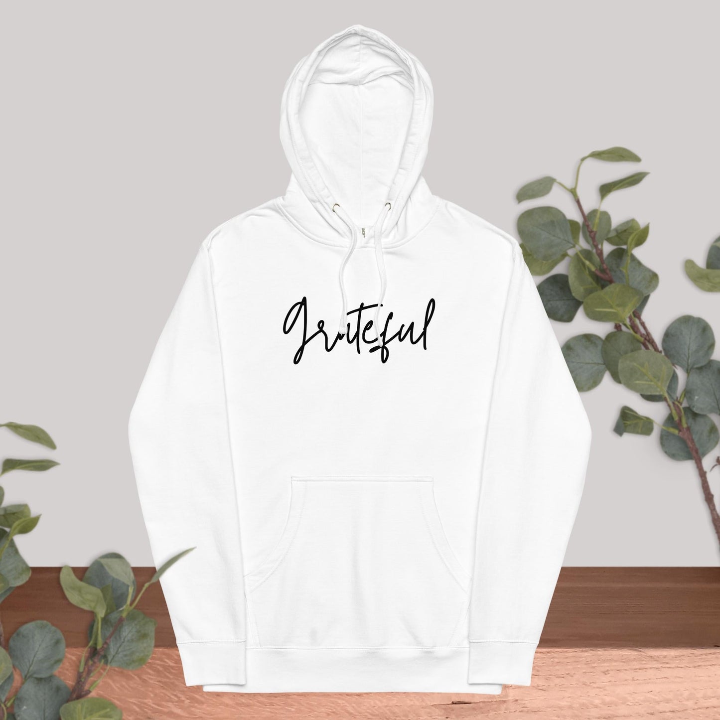 Hooded Sweatshirt - Grateful - Sweet Pea Designs - Gift Shop