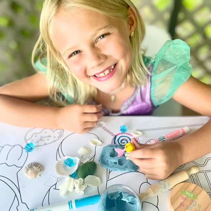 Mermaid Seascape, Playdough Kit - Sweet Pea Designs - Gift Shop