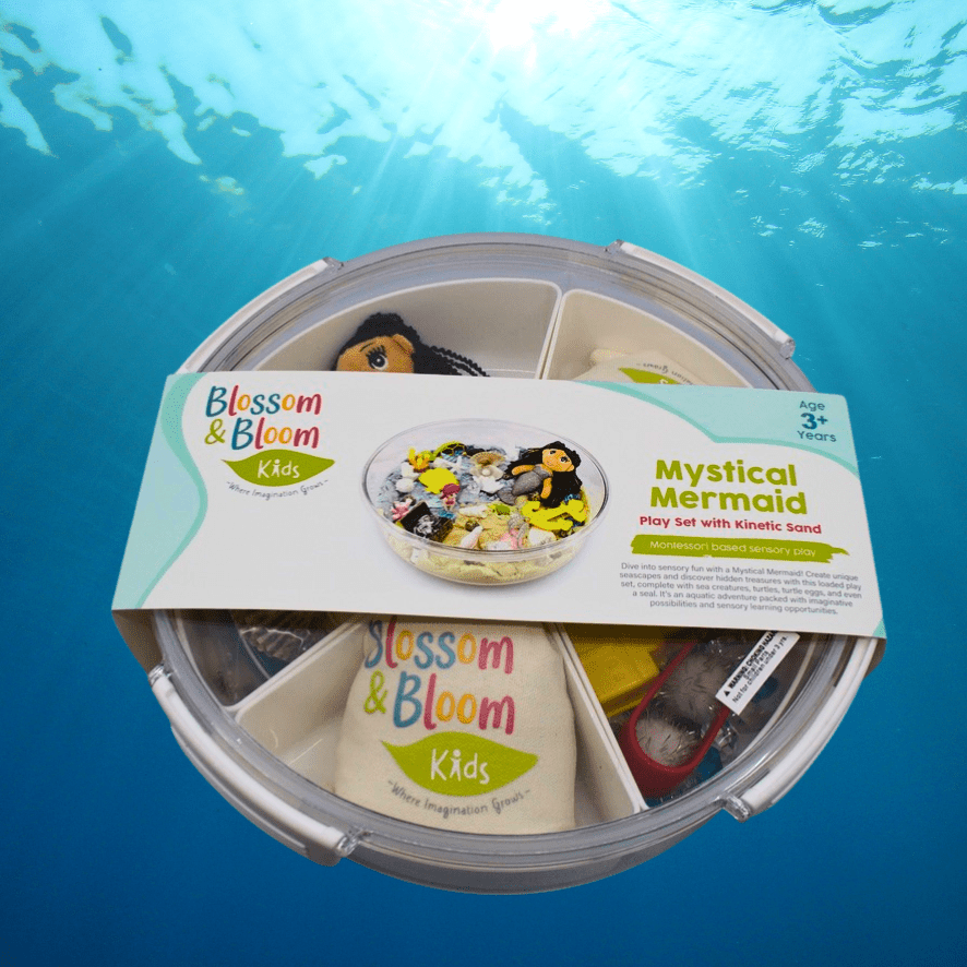 Mystical Mermaid, Play Set with Kinetic Sand - Sweet Pea Designs - Gift Shop