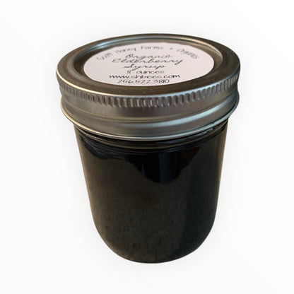 Organic Elderberry Syrup 8oz - Sweet Pea Designs - Gift Shop