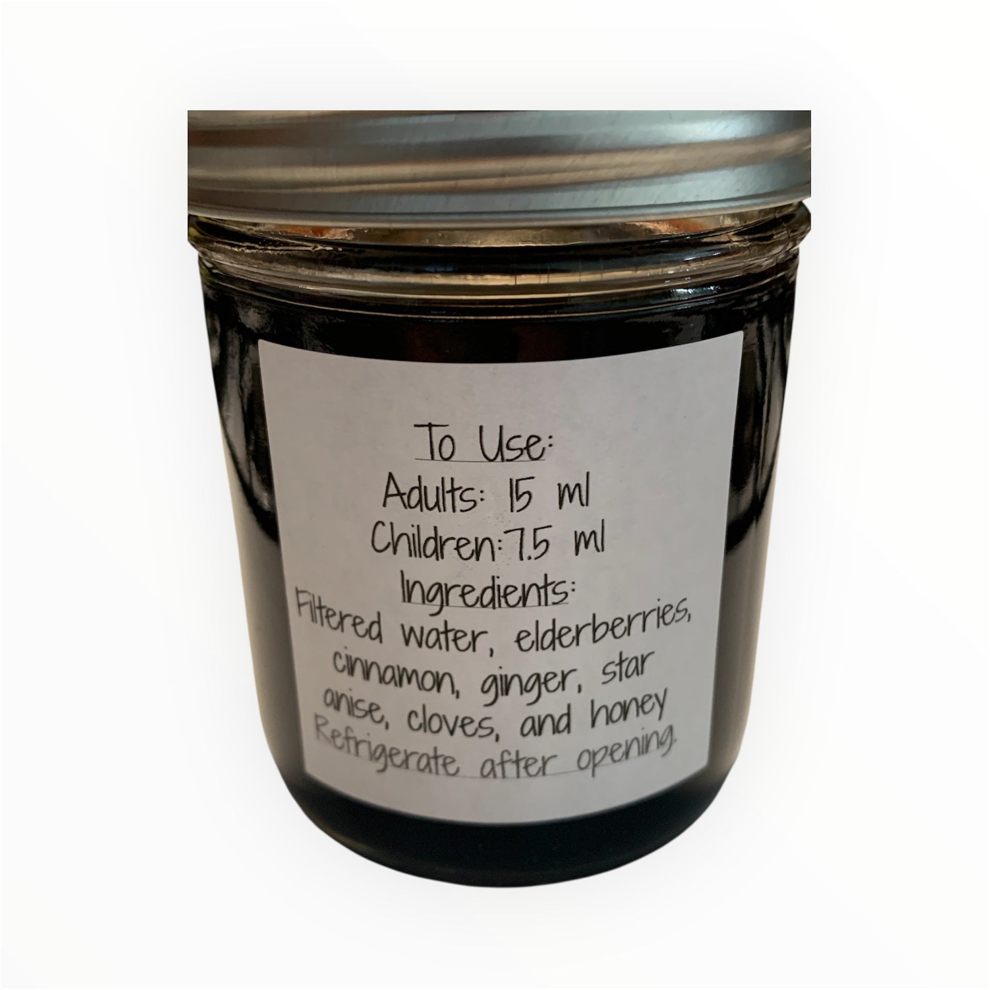 Organic Elderberry Syrup 8oz - Sweet Pea Designs - Gift Shop