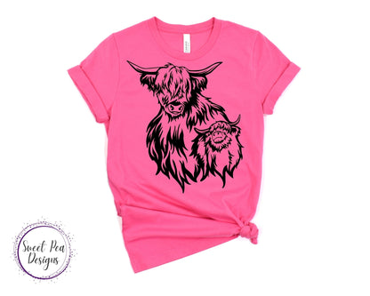 Ringspun Cotton Short Sleeve Shirt - Momma Cow - Sweet Pea Designs - Gift Shop