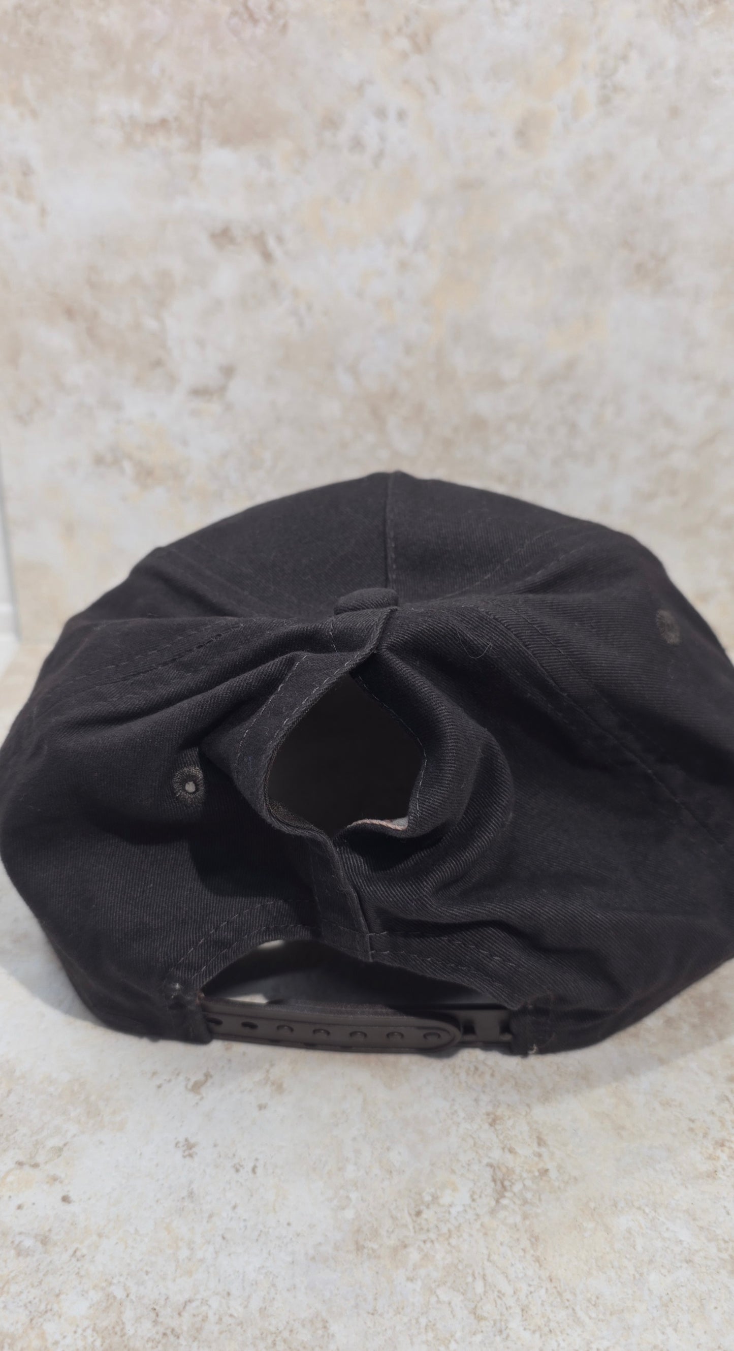 Women's Ponytail Cap - Flower