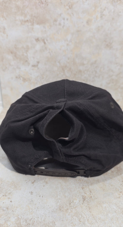 Women's Ponytail Cap - Flower